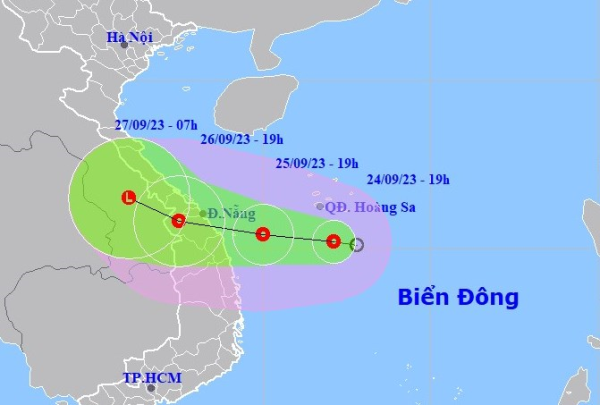 Công điện của UBND huyện Hương Khê Ứng phó với áp thấp nhiệt đới.