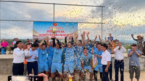 Giải bóng đá Nam thanh niên xã Phúc Đồng năm 2022 thành công rực rỡ